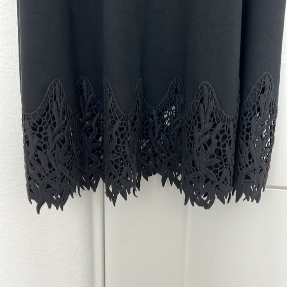 Free People Stretch Lace Trim Sleeveless Fit & Flare Dress - Picture 3 of 9